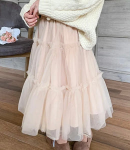 River Tiered Tulle Skirt