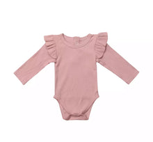 Load image into Gallery viewer, Nola Long Sleeve Bodysuit, Rose
