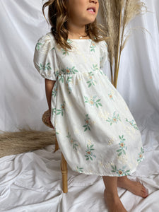 Lillian Embroidered Floral Dress