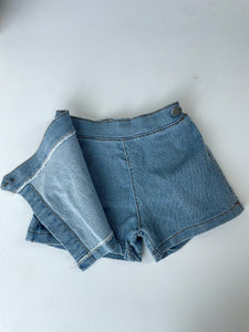 Nala Denim Skort and Blouse Set