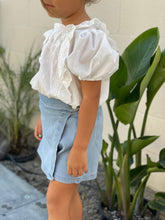 Load image into Gallery viewer, Nala Denim Skort and Blouse Set
