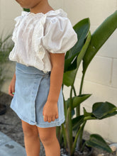 Load image into Gallery viewer, Nala Denim Skort and Blouse Set
