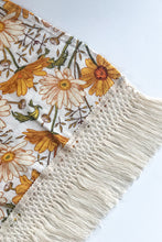 Load image into Gallery viewer, Cadence Floral Tassel Blanket
