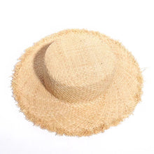 Load image into Gallery viewer, Kensley Frayed Straw Hat
