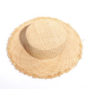 Kensley Frayed Straw Hat