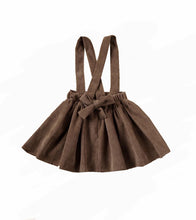 Load image into Gallery viewer, Paloma Suspender Skirt, Cocoa
