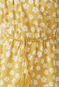 Maya Floral Smocked Detail Midi Dress