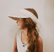 Load image into Gallery viewer, Calle Kids Rattan Sun Visor
