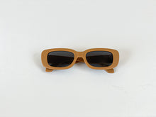 Load image into Gallery viewer, Beau Rectangular Retro Sunglasses, Mustard
