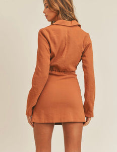 Chelsea Crop Blazer Jacket Mini Dress