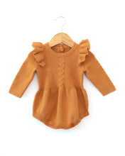 Load image into Gallery viewer, Mabel Knit Romper, Rust
