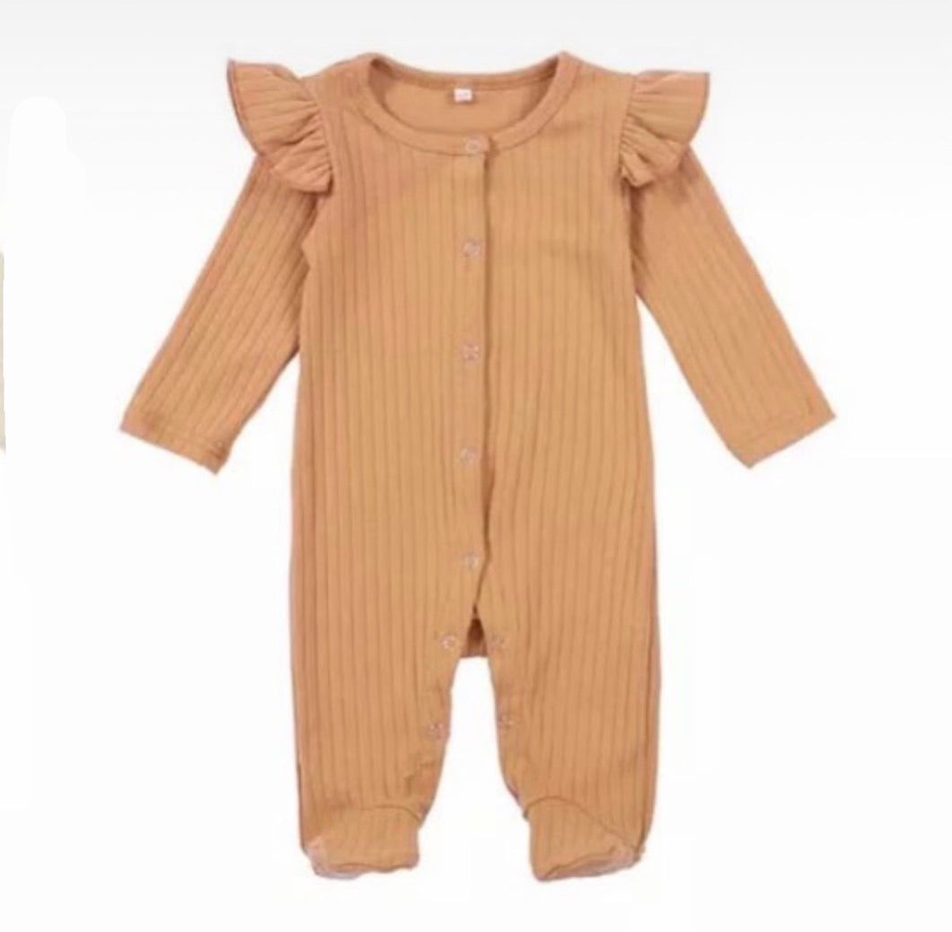Iris Footed Coverall, Honey