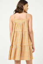 Load image into Gallery viewer, Kenzie Women&#39;s Gingham Tiered Sleeveless Dress
