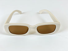 Load image into Gallery viewer, Beau Rectangular Retro Sunglasses, Cloud
