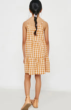 Load image into Gallery viewer, Kenzie Girls Gingham Tiered Sleeveless Dress
