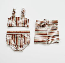 Load image into Gallery viewer, Summer Stripes Boys Swim Trunks
